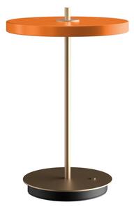 Narančasta LED stolna lampa s mogućnosti zatamnjivanja s metalnim sjenilom (visina 31 cm) Asteria Move – UMAGE