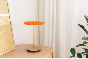 Narančasta LED stolna lampa s mogućnosti zatamnjivanja s metalnim sjenilom (visina 31 cm) Asteria Move – UMAGE