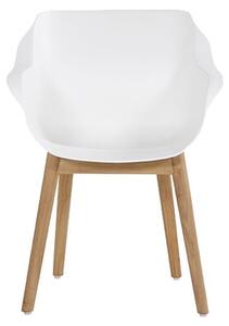 Bijele plastične vrtne stolice u setu 2 kom Sophie Teak – Hartman