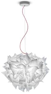 Viseće Svjetiljka Slamp, Veli Couture, prigušiv, Bijela, Dnevna soba, Plastika, Dizajn
