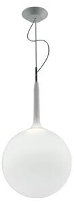 Viseće Svjetiljka Artemide, Castore, prigušiv, Bijela, Dnevna soba, Staklo, Dizajn