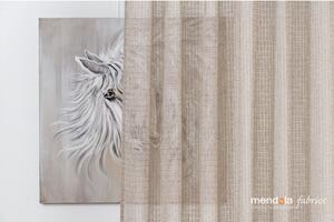 Bež prozirna zavjesa 140x260 cm Pescara – Mendola Fabrics