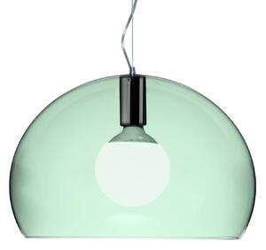 Viseće Svjetiljka Kartell, Small FL/Y, Zelena, Dnevna soba, Plastika, Dizajn