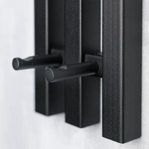 Crna metalna zidna vješalica Senza – Spinder Design