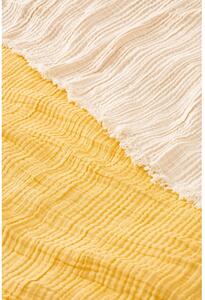 Žuti prekrivač od muslina za bračni krevet 230x250 cm – Mijolnir