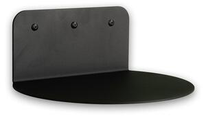 Crna metalna polica 30 cm Flex – Spinder Design