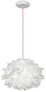 Viseće Svjetiljka Slamp, Veli Mini Single Couture, prigušiv, Bijela, Dnevna soba, Plastika, Dizajn