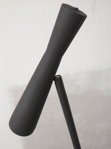 Crna stojeća svjetiljka s metalnim sjenilom (visina 145,5 cm) Bordeaux – it's about RoMi