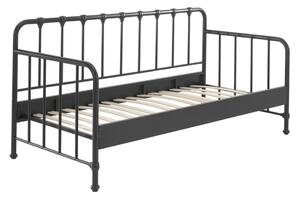 Sivi metalni dječji krevet 90x200 cm BRONXX – Vipack