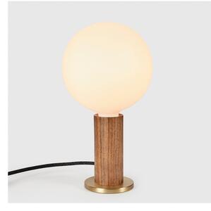 Smeđa stolna lampa s mogućnosti zatamnjivanja (visina 28 cm) Knuckle – tala