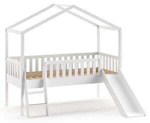 Bijela kućica/povišeni dječji krevet 90x200 cm Dallas - Vipack