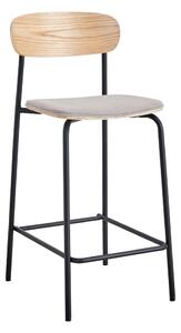 Crne/sive barske stolice u setu 2 kom (visine sjedala 66 cm) Adriana – Marckeric