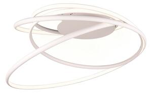 Bijela LED stropna svjetiljka s metalnim sjenilom Nala – Trio Select