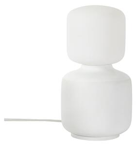 Bijela stolna lampa s mogućnosti zatamnjivanja (visina 28 cm) Reflection – tala