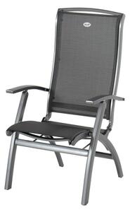 Siva metalna vrtna stolica Da Vinci – Hartman