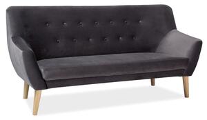 Sivi trosjed NORDIC 3 VELVET