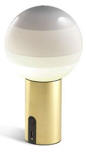 Stolne Lampa MARSET, Dipping Light, prigušiv, Bijela, Dnevna soba, Staklo, Dizajn
