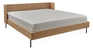 Bračni krevet u dekoru hrasta 160x200 cm Wrap - Bonami Selection