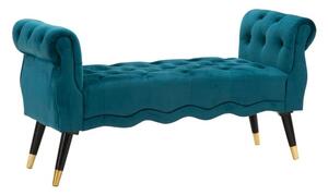 Mauro Ferretti Klupica Paris teal-zlato cm 120x40x60