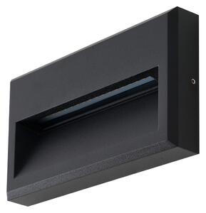 Vanjske Svjetiljka Lucande, Weno, Crno, Balkon, Aluminij, Moderan