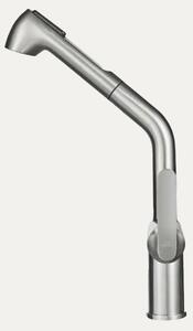 Idealaqua Higold 4.0 miješalica za sudoper sa tušem, brušeni inox