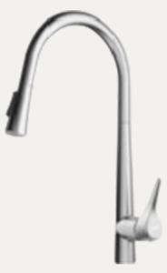 Idealaqua Higold 2.0 miješalica za sudoper sa tušem, brušeni inox