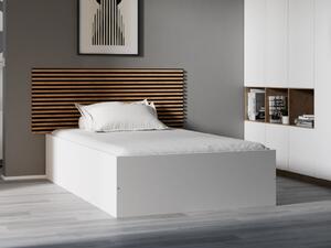Krevet BELLA 120 x 200 cm, bijeli Podnica: Sa lameliranom podnicom, Madrac: Bez madraca