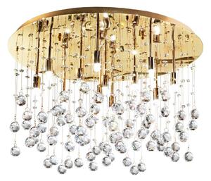 Ideal Lux-LED Kristalna stropna svjetiljka MOONLIGHT 12xG9/3W/230V pr.60 cm zlatna
