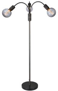 Podne Lampa Halo Design, Crno, Dnevna soba, Metal