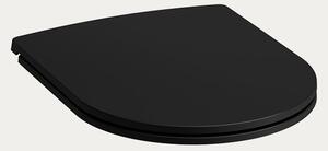 Idealaqua Black Slim toaletna daska, mat crna