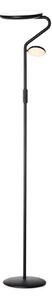 Podne Lampa Halo Design, Crno, Dnevna soba, Metal