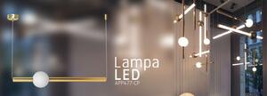 Stropna viseća svjetiljka dugaLED zlatno bijelo APP477-CP