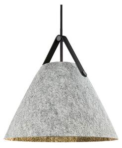 Viseće Svjetiljka DFTP by Nordlux, Strap, prigušiv, Sivo, Dnevna soba, Tkanina / tekstil, Skandinavski