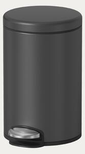 Idealaqua koš za smeće 6L, titatnium gray