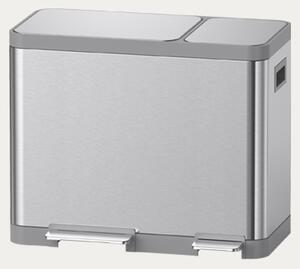 Idealaqua koš za smeće 12L+24L, mat inox
