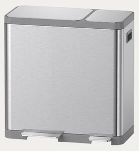 Idealaqua koš za smeće 12L+36L, mat inox