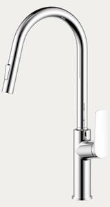 Idealaqua Aura miješalica za sudoper visoka,gun metal