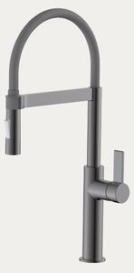 Idealaqua Luna miješalica za sudoper visoka,gun metal