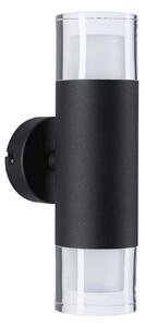 Kame 2 zidna svjetiljka IP44 crna 27 cm - Paulmann