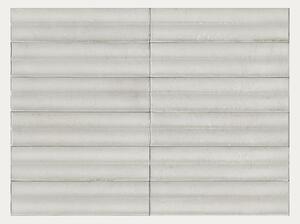 Pločica Marazzi Lume White Struttura off 3D Swing Lux 6×24 cm
