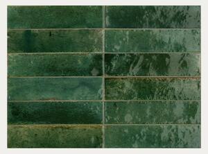 Pločica Marazzi Lume Green Lux 6×24 cm