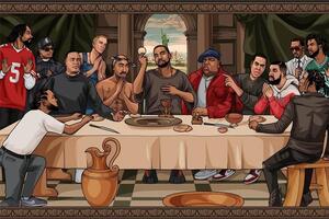 Poster The Last Supper Of Hip Hop, (61 x 91.5 cm)