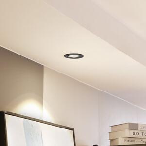 Arcchio LED downlight Zarik crna, 3.000K, prigušiva, Crno, Dnevni boravak/blagovaonica, Aluminij
