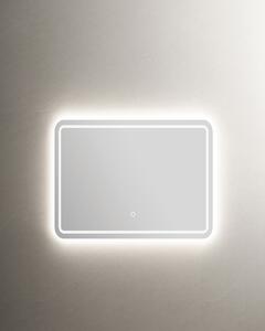Idealaqua ogledalo s LED rasvjetom R, 40×80 cm