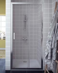 Aquaestil tuš vrata Savana D, 140 cm, klizna, krom/prozirno