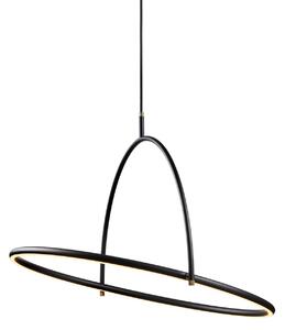 Viseće Svjetiljka Halo Design, TILT, prigušiv, Blagovaonica, Metal, Dizajn
