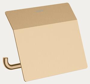 Hansgrohe držač toaletnog papira sa poklopcem AddStoris, brushed bronze