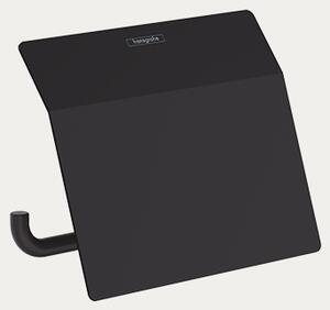 Hansgrohe držač toaletnog papira sa poklopcem AddStoris, matt black