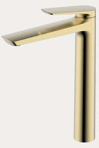 Idealaqua Aura miješalica za umivaonik, brushed gold, visoka