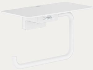 Hansgrohe držač toaletnog papira sa policom AddStoris, matt white